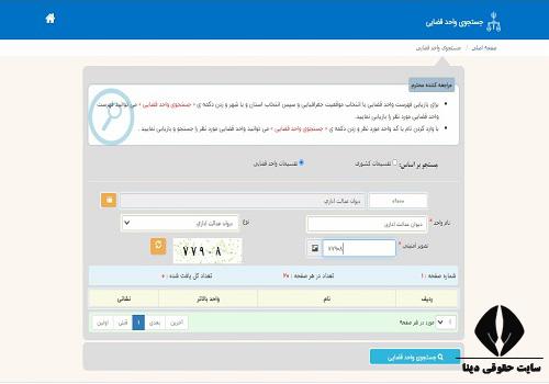 کد واحد قضایی چیست